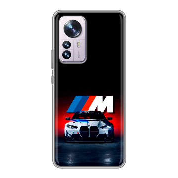 Силиконовый чехол на Xiaomi 12 Pro с принтом БМВ BMW