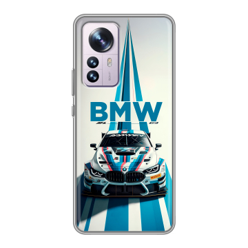 Силиконовый чехол на Xiaomi 12 Pro с принтом БМВ BMW