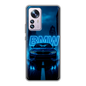 Силиконовый чехол на Xiaomi 12 Pro с принтом BMW БМВ Силиконовый чехол на Xiaomi 12 Pro с принтом BMW БМВ