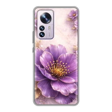 Силиконовый чехол на Xiaomi 12 Pro с принтом женский