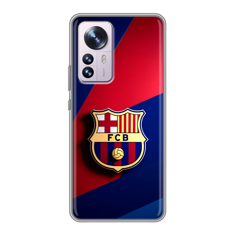 Силиконовый противоударный чехол на Xiaomi 12 Pro с принтом Барселона Barcelona Силиконовый противоударный чехол на Xiaomi 12 Pro с принтом Барселона Barcelona