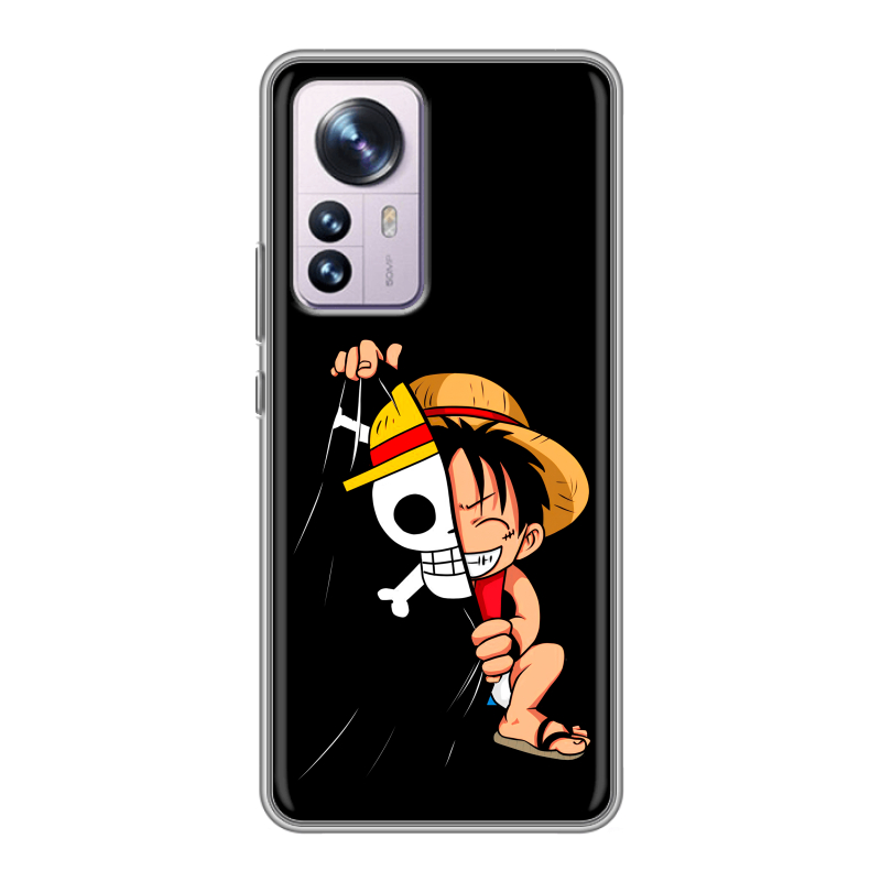 Силиконовый чехол на Xiaomi 12 Pro с принтом One Piece Ван Пис Силиконовый чехол на Xiaomi 12 Pro с принтом One Piece Ван Пис