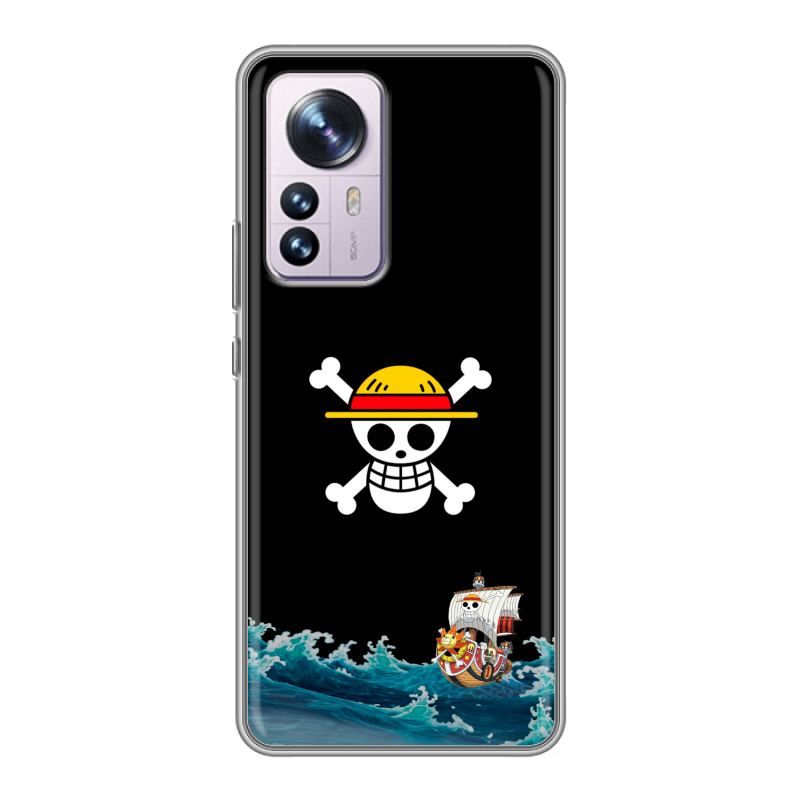 Силиконовый чехол на Xiaomi 12 Pro с принтом One Piece Ван Пис Силиконовый чехол на Xiaomi 12 Pro с принтом One Piece Ван Пис