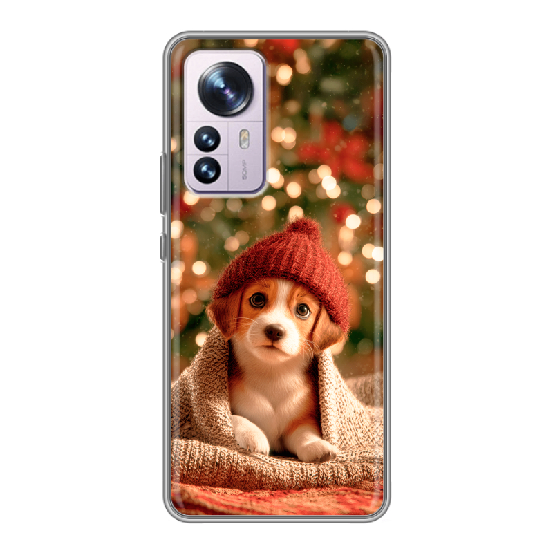 Силиконовый чехол на Xiaomi 12 Pro с принтом Новый год Силиконовый чехол на Xiaomi 12 Pro с принтом Новый год