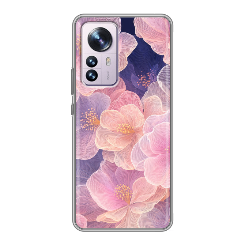 Силиконовый чехол на Xiaomi 12 Pro с принтом женский Силиконовый чехол на Xiaomi 12 Pro с принтом женский