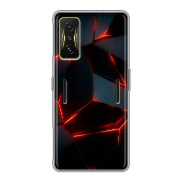 Силиконовый чехол на Xiaomi Poco F4 GT с принтом Яркие абстракции Силиконовый чехол на Xiaomi Poco F4 GT с принтом Яркие абстракции