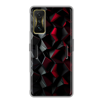 Силиконовый чехол на Xiaomi Poco F4 GT с принтом Абстракция Силиконовый чехол на Xiaomi Poco F4 GT с принтом Абстракция