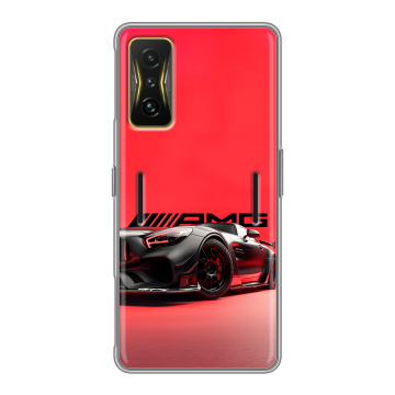 Силиконовый чехол на Xiaomi Poco F4 GT с принтом Мерседес Mercedes AMG Силиконовый чехол на Xiaomi Poco F4 GT с принтом Мерседес Mercedes AMG