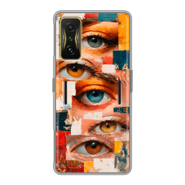 Силиконовый чехол на Xiaomi Poco F4 GT с принтом Модный принт Силиконовый чехол на Xiaomi Poco F4 GT с принтом Модный принт