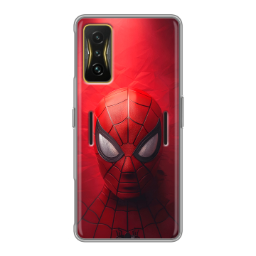 Силиконовый чехол на Xiaomi Poco F4 GT с принтом Spiderman Человек паук Силиконовый чехол на Xiaomi Poco F4 GT с принтом Spiderman Человек паук