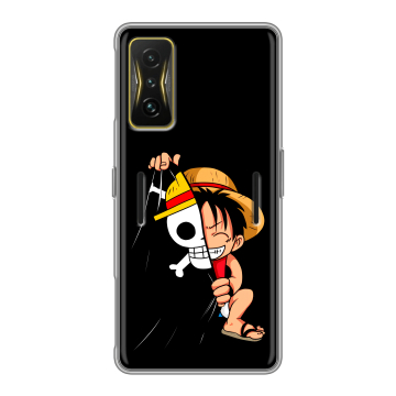 Силиконовый чехол на Xiaomi Poco F4 GT с принтом One Piece Ван Пис Силиконовый чехол на Xiaomi Poco F4 GT с принтом One Piece Ван Пис