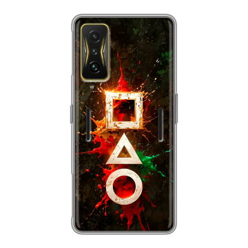 Силиконовый чехол на Xiaomi Poco F4 GT с принтом Squid Game Игра кальмара Силиконовый чехол на Xiaomi Poco F4 GT с принтом Squid Game Игра кальмара