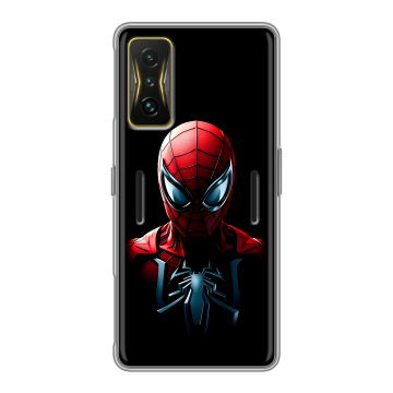 Силиконовый чехол на Xiaomi Poco F4 GT с принтом Spiderman Человек паук Силиконовый чехол на Xiaomi Poco F4 GT с принтом Spiderman Человек паук