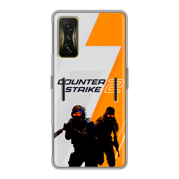 Силиконовый чехол на Xiaomi Poco F4 GT с принтом Counter Strike Силиконовый чехол на Xiaomi Poco F4 GT с принтом Counter Strike