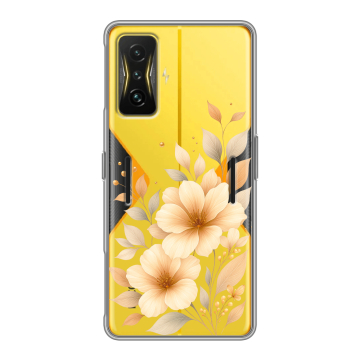 Силиконовый чехол на Xiaomi Poco F4 GT с принтом для девушки Силиконовый чехол на Xiaomi Poco F4 GT с принтом для девушки