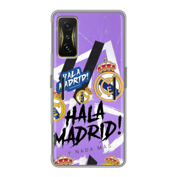 Силиконовый чехол на Xiaomi Poco F4 GT с принтом Real Madrid Реал Мадрид Силиконовый чехол на Xiaomi Poco F4 GT с принтом Real Madrid Реал Мадрид