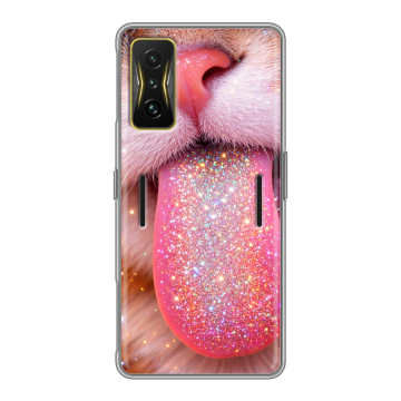 Силиконовый чехол на Xiaomi Poco F4 GT с принтом для девочек Силиконовый чехол на Xiaomi Poco F4 GT с принтом для девочек