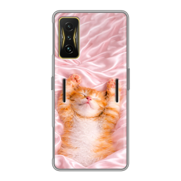 Силиконовый чехол на Xiaomi Poco F4 GT с принтом женский Силиконовый чехол на Xiaomi Poco F4 GT с принтом женский