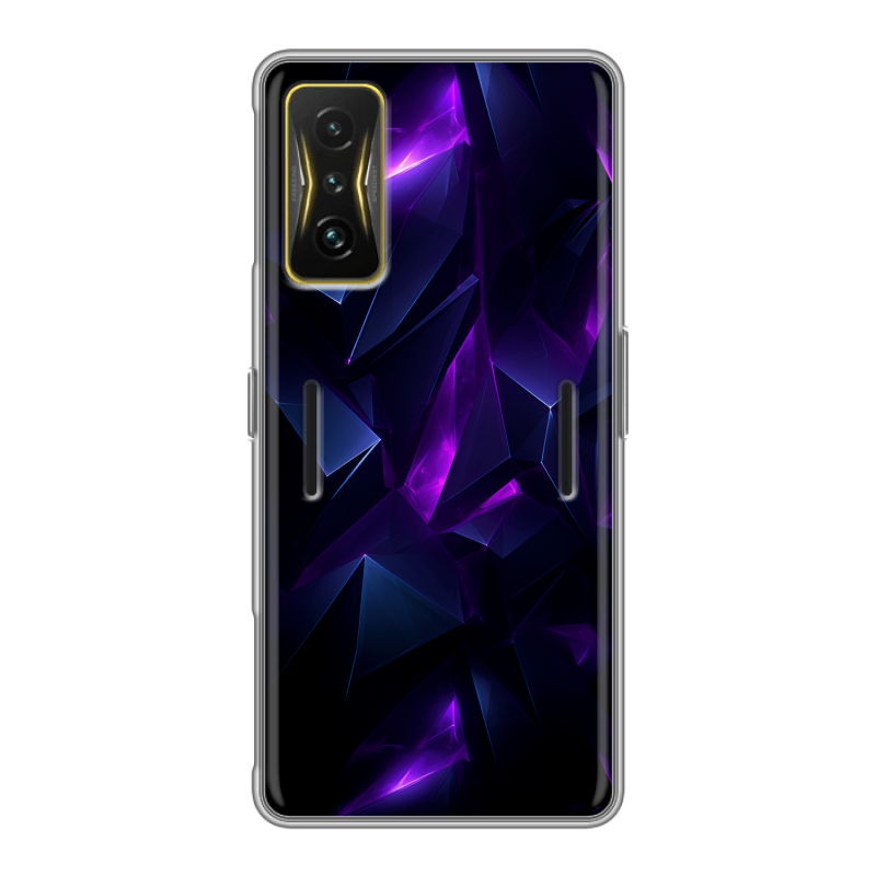 Силиконовый чехол на Xiaomi Poco F4 GT с принтом Абстракиция Силиконовый чехол на Xiaomi Poco F4 GT с принтом Абстракиция