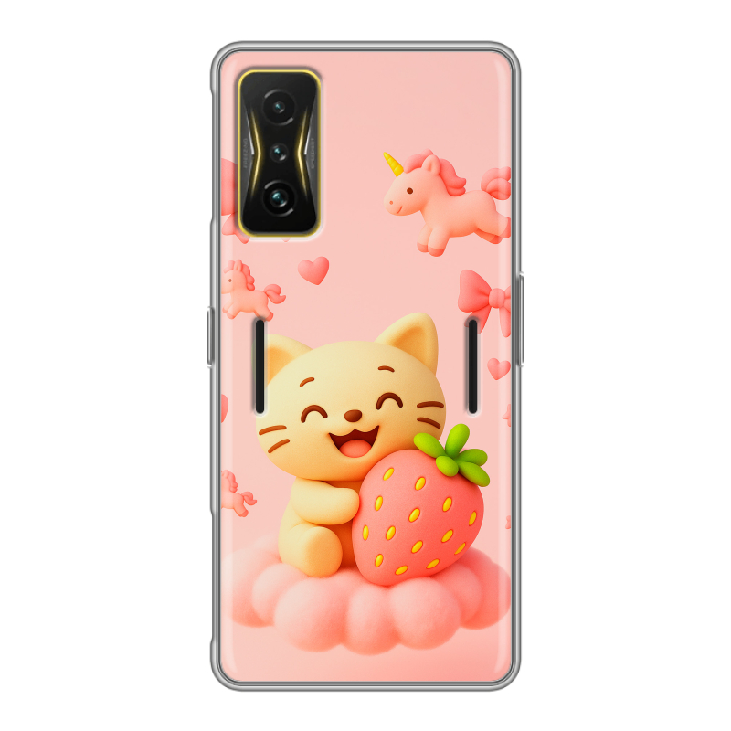 Силиконовый чехол на Xiaomi Poco F4 GT с принтом для девочек Силиконовый чехол на Xiaomi Poco F4 GT с принтом для девочек