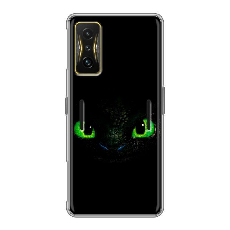 Силиконовый чехол на Xiaomi Poco F4 GT с принтом Как приручить дракона Силиконовый чехол на Xiaomi Poco F4 GT с принтом Как приручить дракона
