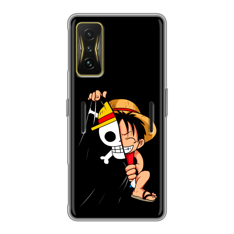 Силиконовый чехол на Xiaomi Poco F4 GT с принтом One Piece Ван Пис Силиконовый чехол на Xiaomi Poco F4 GT с принтом One Piece Ван Пис