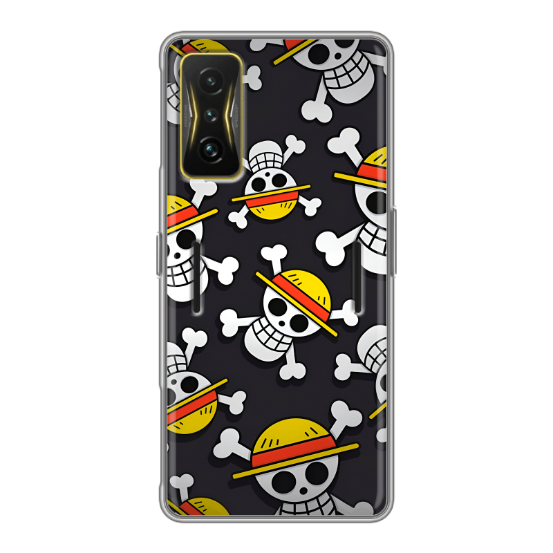 Силиконовый чехол на Xiaomi Poco F4 GT с принтом One Piece Ван Пис Силиконовый чехол на Xiaomi Poco F4 GT с принтом One Piece Ван Пис