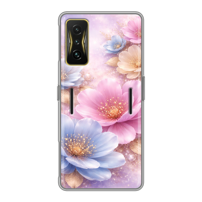 Силиконовый чехол на Xiaomi Poco F4 GT с принтом женский Силиконовый чехол на Xiaomi Poco F4 GT с принтом женский