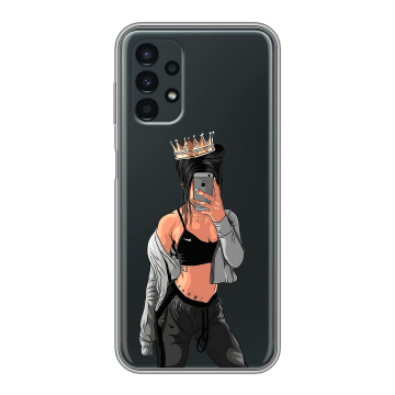 Силиконовый чехол на Samsung Galaxy A13 4G с принтом Женские принты Силиконовый чехол на Samsung Galaxy A13 4G с принтом Женские принты