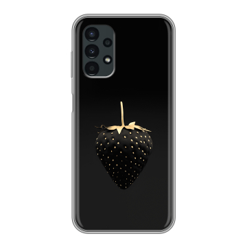 Силиконовый чехол на Samsung Galaxy A13 4G с принтом Черная клубника Силиконовый чехол на Samsung Galaxy A13 4G с принтом Черная клубника