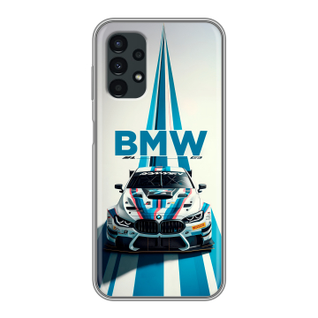 Силиконовый чехол на Samsung Galaxy A13 4G с принтом БМВ BMW