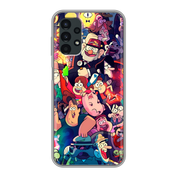 Силиконовый чехол на Samsung Galaxy A13 4G с принтом Gravity Falls Гравити Фолз