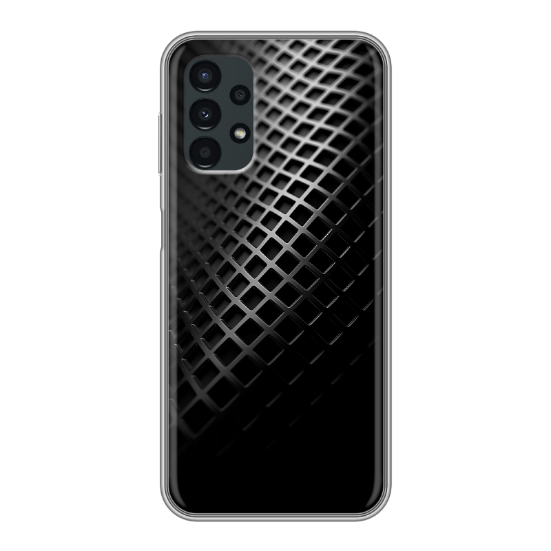 Силиконовый чехол на Samsung Galaxy A13 4G с принтом Текстура металла Силиконовый чехол на Samsung Galaxy A13 4G с принтом Текстура металла