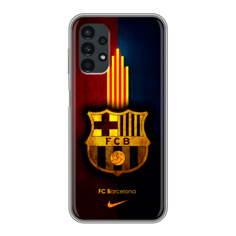 Силиконовый чехол на Samsung Galaxy A13 4G с принтом Барселона Barcelona Силиконовый чехол на Samsung Galaxy A13 4G с принтом Барселона Barcelona
