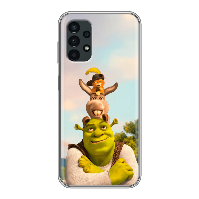 Силиконовый чехол на Samsung Galaxy A13 4G с принтом Шрек Shrek Силиконовый чехол на Samsung Galaxy A13 4G с принтом Шрек Shrek
