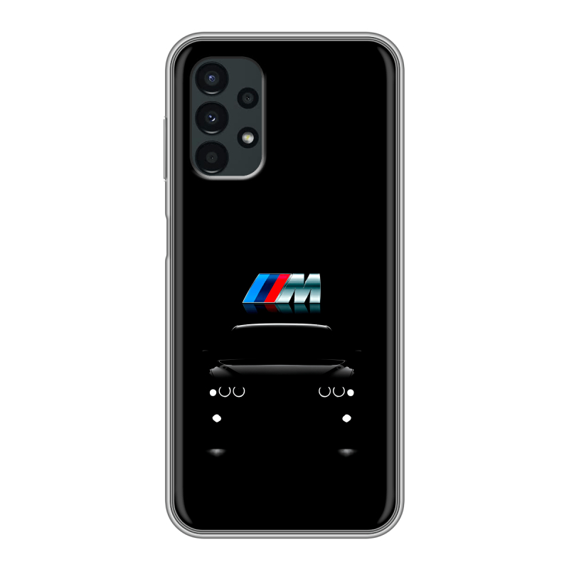 Силиконовый противоударный чехол на Samsung Galaxy A13 4G с принтом БМВ BMW Силиконовый противоударный чехол на Samsung Galaxy A13 4G с принтом БМВ BMW