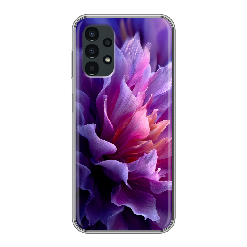 Силиконовый чехол на Samsung Galaxy A13 4G с принтом женский цветы Силиконовый чехол на Samsung Galaxy A13 4G с принтом женский цветы