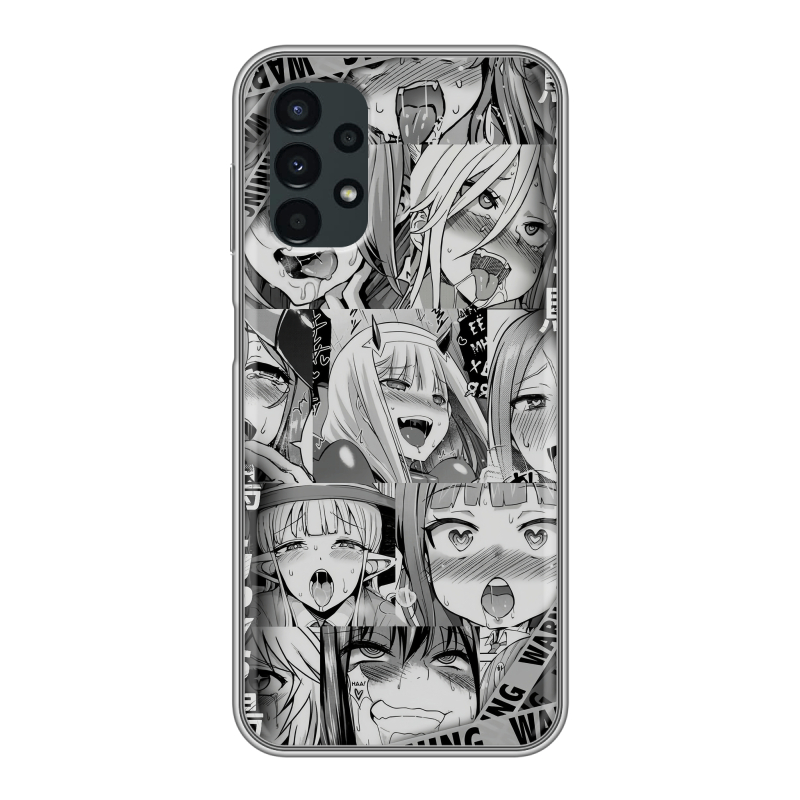 Силиконовый чехол на Samsung Galaxy A13 4G с принтом Ahegao Ахегао Аниме Силиконовый чехол на Samsung Galaxy A13 4G с принтом Ahegao Ахегао Аниме