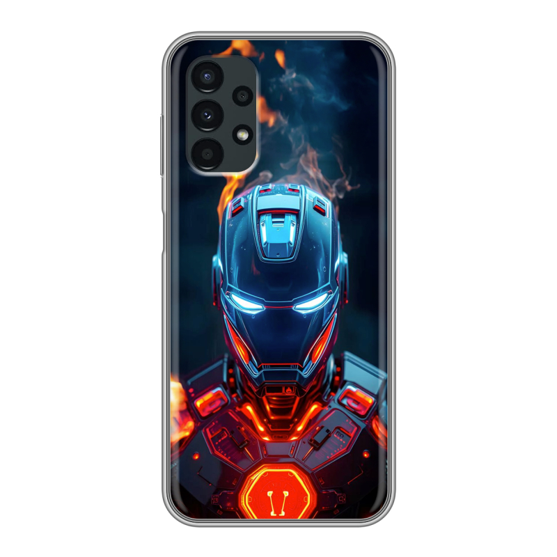 Силиконовый чехол на Samsung Galaxy A13 4G с принтом IronMan Железный человек Силиконовый чехол на Samsung Galaxy A13 4G с принтом IronMan Железный человек