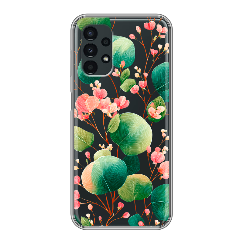 Силиконовый противоударный чехол на Samsung Galaxy A13 4G с принтом женский Силиконовый противоударный чехол на Samsung Galaxy A13 4G с принтом женский