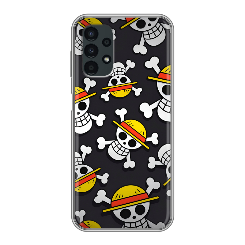 Силиконовый противоударный чехол на Samsung Galaxy A13 4G с принтом One Piece Ван Пис Силиконовый противоударный чехол на Samsung Galaxy A13 4G с принтом One Piece Ван Пис