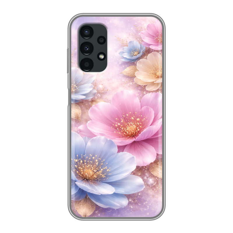 Силиконовый противоударный чехол на Samsung Galaxy A13 4G с принтом женский Силиконовый противоударный чехол на Samsung Galaxy A13 4G с принтом женский