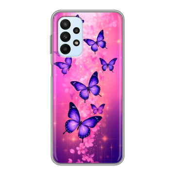 Силиконовый чехол на Samsung Galaxy A23 с принтом Бабочки