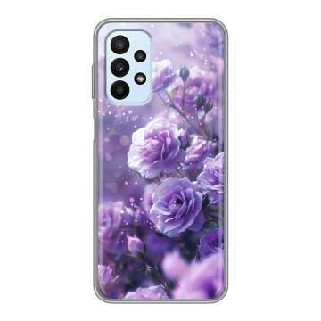 Силиконовый чехол на Samsung Galaxy A23 с принтом Розы цветы Силиконовый чехол на Samsung Galaxy A23 с принтом Розы цветы