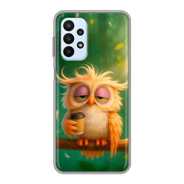 Силиконовый чехол на Samsung Galaxy A23 с принтом сова