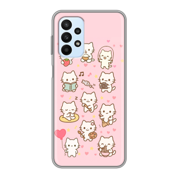 Силиконовый чехол на Samsung Galaxy A23 с принтом Hello Kitty Хелоу Кити