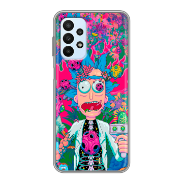 Силиконовый чехол на Samsung Galaxy A23 с принтом Рик и Морти Rick Morty Силиконовый чехол на Samsung Galaxy A23 с принтом Рик и Морти Rick Morty