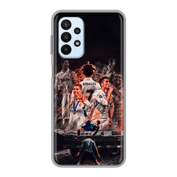 Силиконовый чехол на Samsung Galaxy A23 с принтом Реал Роналдо Real Ronaldo Силиконовый чехол на Samsung Galaxy A23 с принтом Реал Роналдо Real Ronaldo
