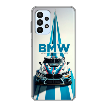 Силиконовый чехол на Samsung Galaxy A23 с принтом БМВ BMW Силиконовый чехол на Samsung Galaxy A23 с принтом БМВ BMW