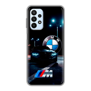 Силиконовый чехол на Samsung Galaxy A23 с принтом БМВ BMW Силиконовый чехол на Samsung Galaxy A23 с принтом БМВ BMW